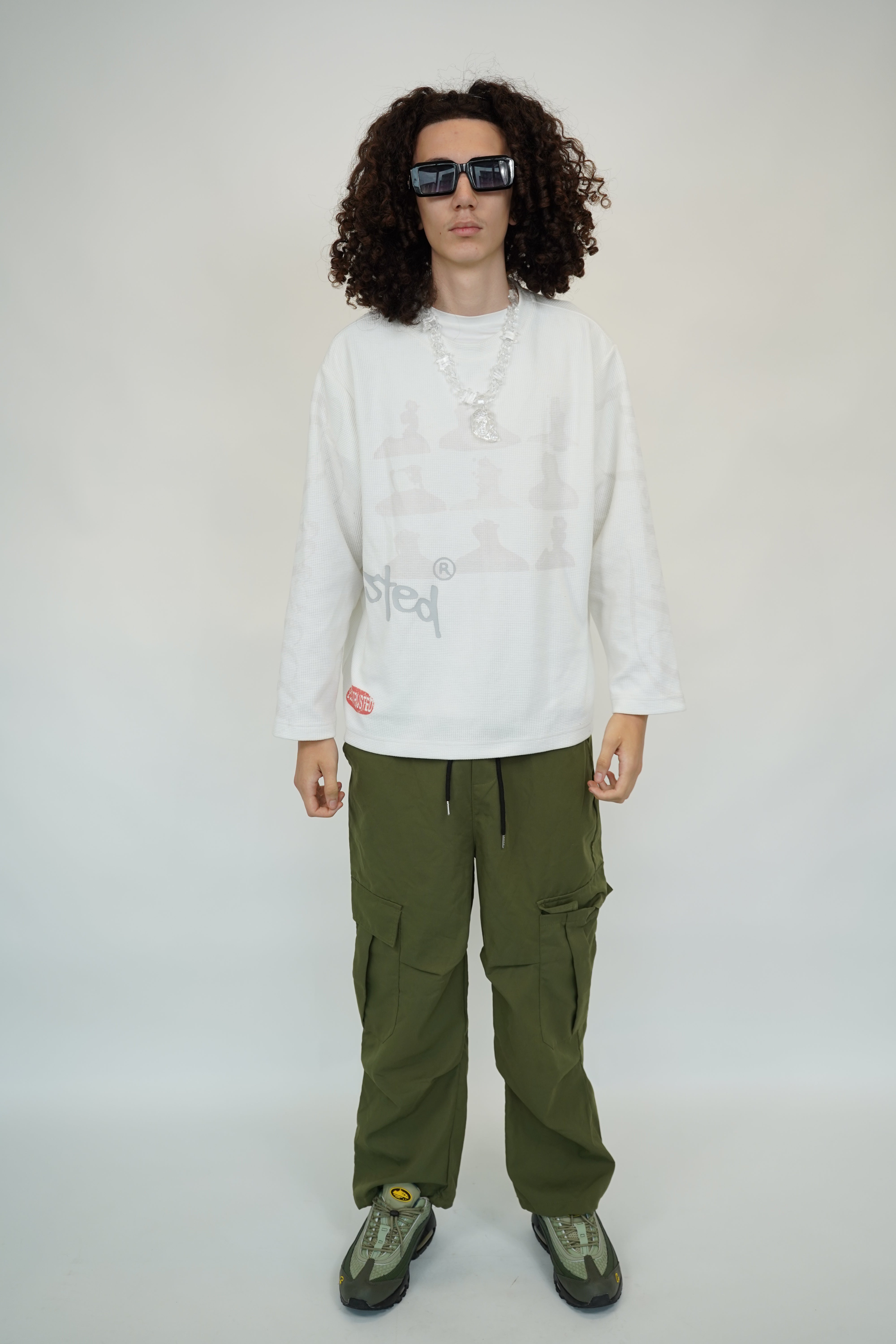 WAFFLE KNIT (WHITE)