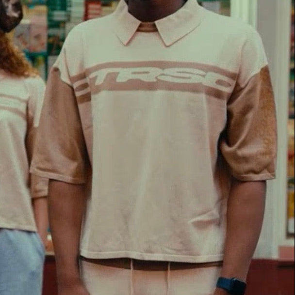 polo knit (Brown)