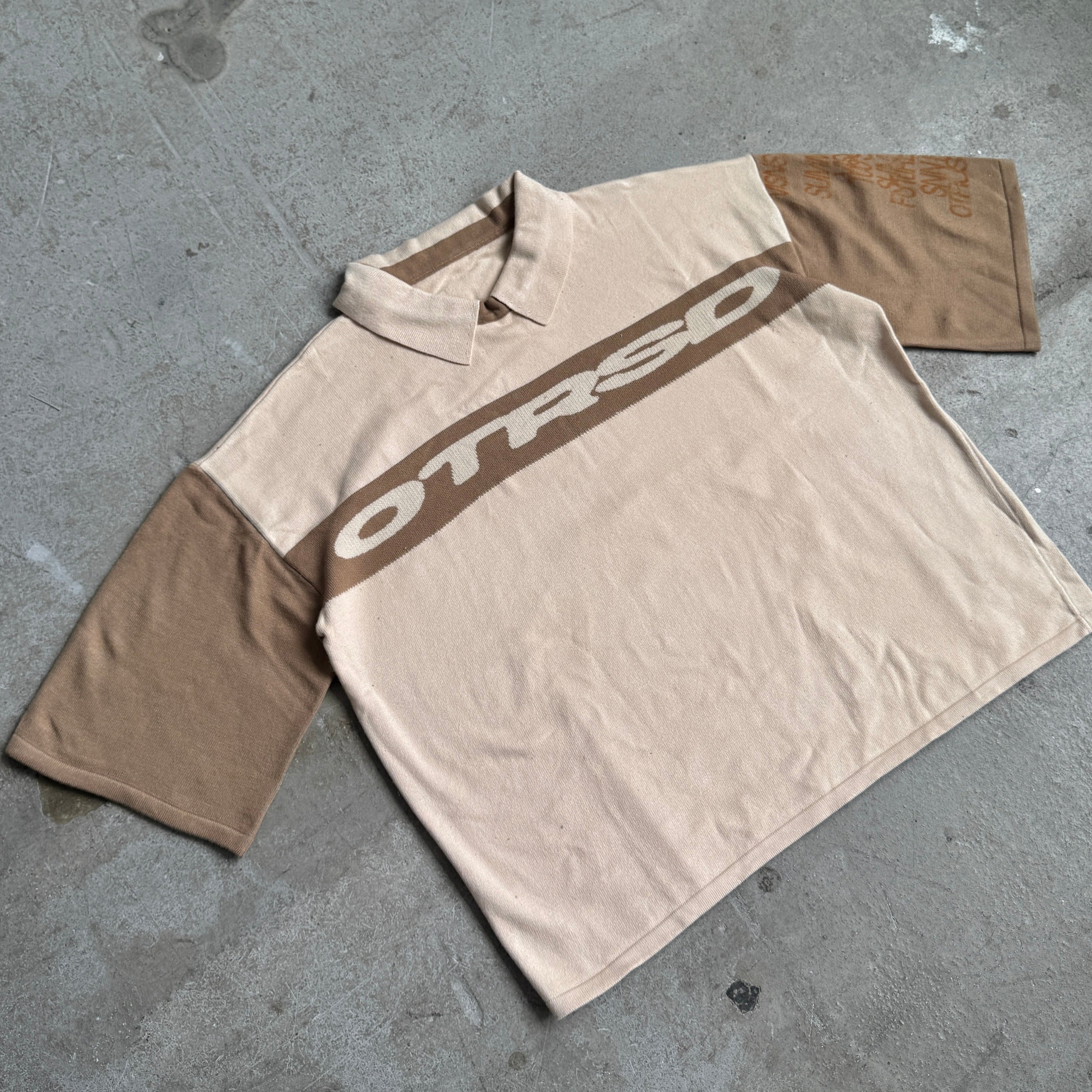 polo knit (Brown)