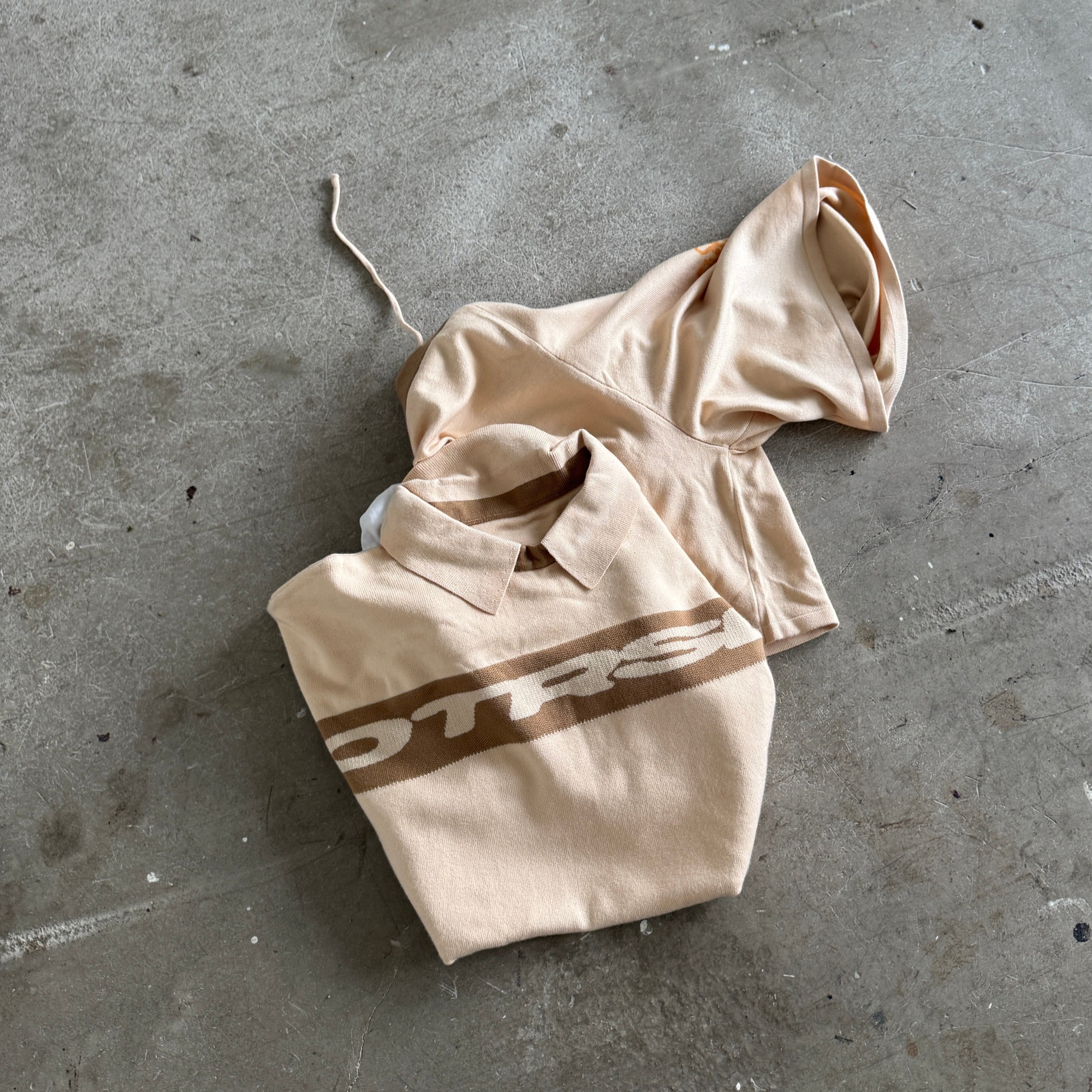 polo knit (Brown)