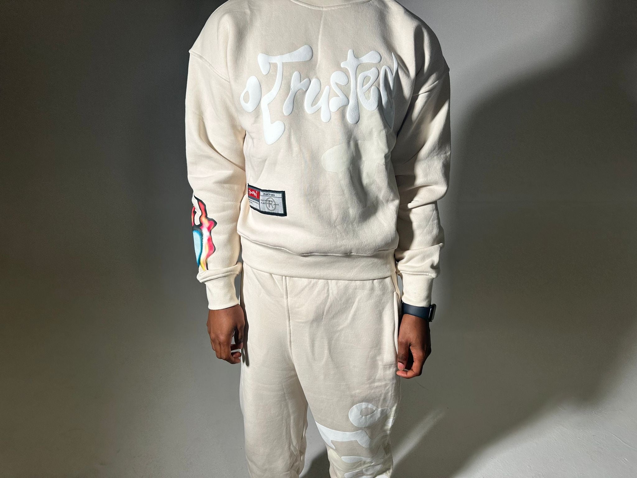 splatter crewneck (sail)